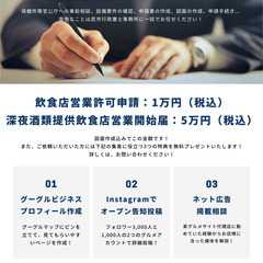 【大阪府内限定】〜深夜酒類提供飲食店営業開始届出〜　深夜営業した...