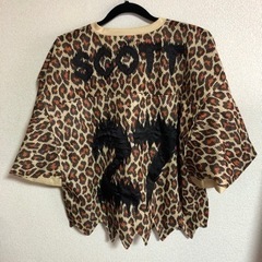 ☆adidas JEREMY SCOTT レオパードメッシュTシャツ☆の画像