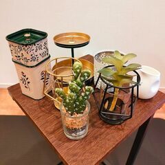 ★引き取りのみ★IKEAとニトリで購入したキャンドルホルダー・小...
