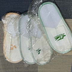 夜行バスのスリッパの画像
