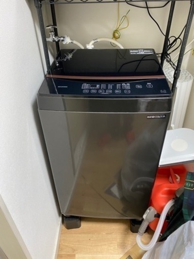受付終了！【11月18日まで】アイリスオーヤマ洗濯機&冷蔵庫&電子レンジ、電気ケトル4点セット　オールブラック