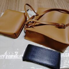 ショルダーバッグ(茶系)レディースの画像