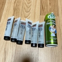 整髪ジェル、髭剃り用フォーム