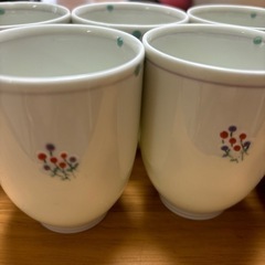 重山　湯呑み　5客➕1の画像