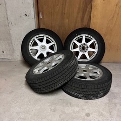 2022年製】 スタッドレス 195/65R15 ホイール付4本セット BRIDGESTONE