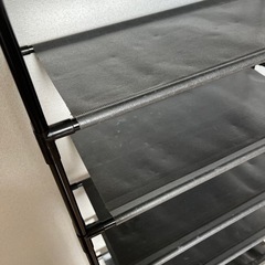 決まりました！7段 ラック 黒の画像