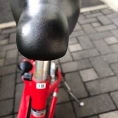 子供自転車　18インチ　赤の画像