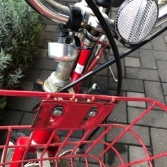 子供自転車　18インチ　赤の画像