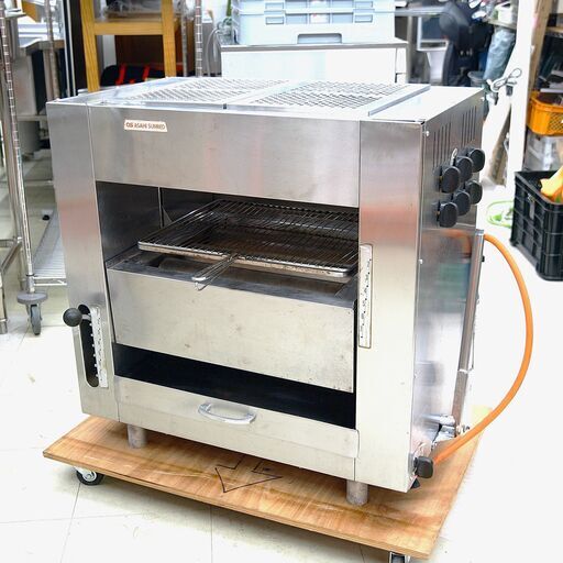 赤外線焼物器　グリラー　アサヒサンレッド　SGR-65　都市ガス（5A）用　リユース品　値下げしました！