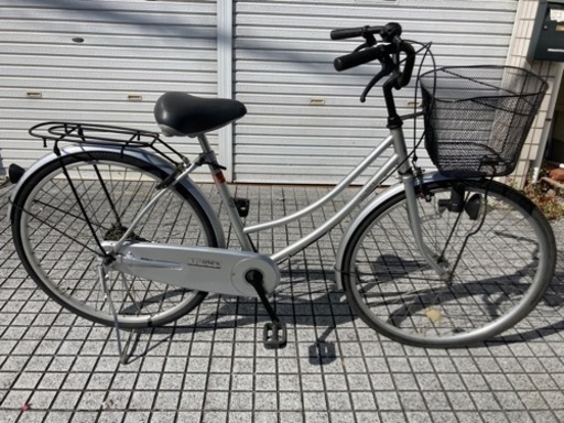 【26インチ自転車】変速なし　リヤタイヤ、チューブ、前カゴ新品❗️若林自転車　膳所店　SALE中❗️