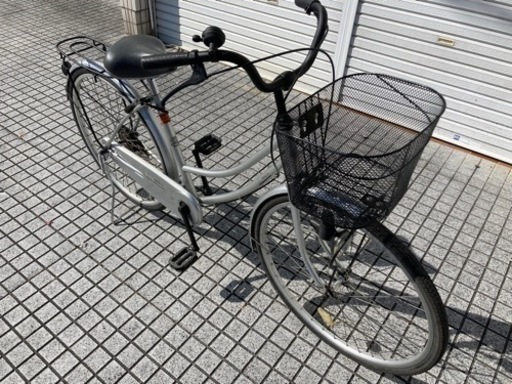 26インチ自転車】変速なしリヤタイヤ、チューブ、前カゴ新品❗️若林