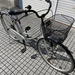 【26インチ自転車】変速なし　リヤタイヤ、チューブ、前カゴ新品❗️若林自転車　膳所店　SALE中❗️ 26インチ自転車】変速なし リヤタイヤ、チューブ、前カゴ新品❗️若林