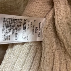 サマンサモスモスブルーニットの画像