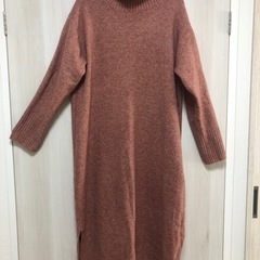 【値下げ！新品】ユニクロ　スフレヤーン　ニットワンピ