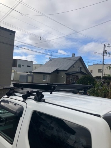 ジムニーJB23 ルーフレールとキャリアセット‼︎