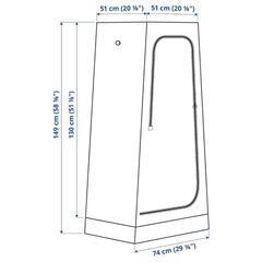 美品 イケア ハンガーラック2個 ブックVUKUの画像