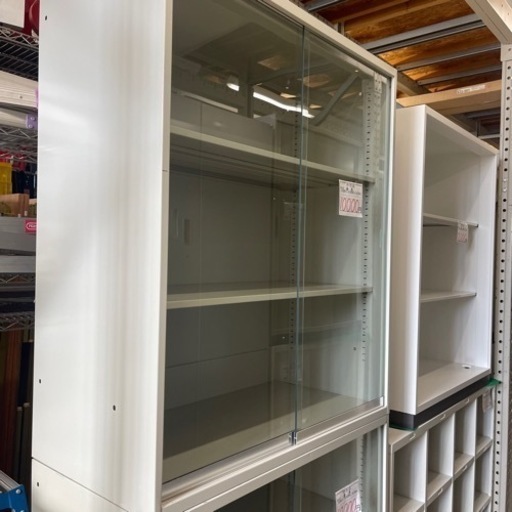 ガラス戸書庫　書棚　ラック　事務用品
