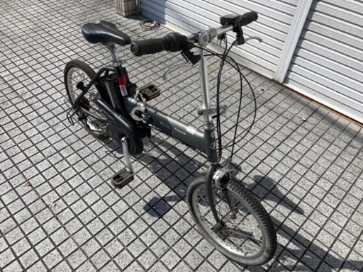 【折りたたみ電動自転車】OFF TIME パナソニック製　6段変速付　新品バッテリー❗️若林自転車　唐崎店　SALE中❗️