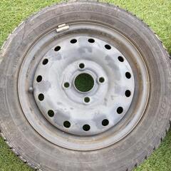 ホンダ純正　鉄ホイール　スタッドレス　ライフに使用しておりました🚙　アルミホイール付もあります！の画像