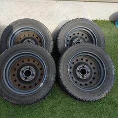 ホンダ純正　鉄ホイール　スタッドレス　ライフに使用しておりました🚙　アルミホイール付もあります！の画像