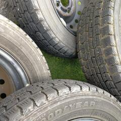 ホンダ純正　鉄ホイール　スタッドレス　ライフに使用しておりました🚙　アルミホイール付もあります！の画像