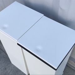 2個セット◇イワタニ◇クード◇ゴミ箱24L◇スクエア◇プッシュペール◇アイムディー◇ダストボックス◇プッシュ式◇キャスター付き◇分別◇キッチンリビング◇K962の画像