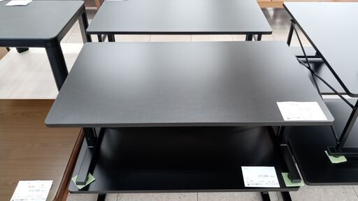 ★ジモティ割あり★ 中国製 デスク 黒 H39.5×D60×W100 クリーニング済み TJ2743