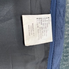 021  アイリスオーヤマ　座椅子　スェード調　ブルーの画像