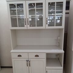 ★ジモティ割あり★ NITORI キッチンボード 白 W120×D45×H195 クリーニング済み TC39