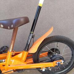 子供用　自転車　オレンジの画像
