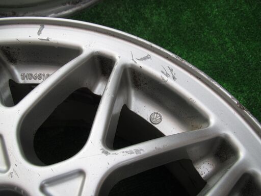 BBS 15インチ 6.5J PCD100 ET43 VW ゴルフ純正品 流用 補修ベースに