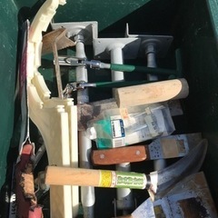 不明工具一式　ケース(片側固定金具無し)