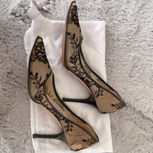 ジミーチュウ レース パンプス ハイヒール 35.5 約22cm
