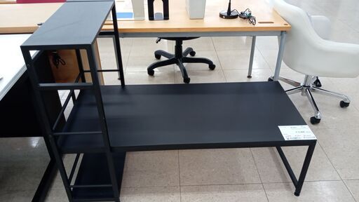 ★ジモティ割あり★  テーブル 黒 H88×D56×W120 クリーニング済み TJ2759
