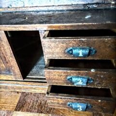 アンティーク調 収納式ローディスク収納の画像