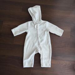 ジャンプスーツ　60〜70　白　カバーオール　アウター