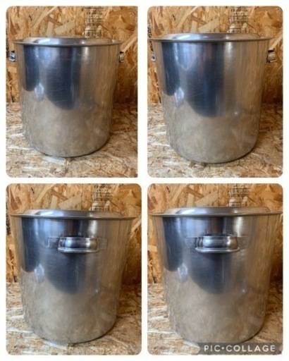 (6109) クローバー ステンレス 寸胴鍋 45cm 業務用 飲食店 店舗用品 厨房用品 調理器具
