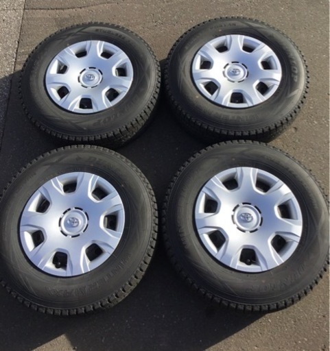 ハイエース純正 スチールホイール バリ溝 195/80R15 LT 4本セット