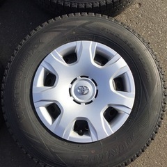 ハイエース純正 スチールホイール バリ溝 195/80R15 LT 4本セットの画像