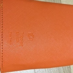 【新品未使用】オレンジ色　長財布の画像