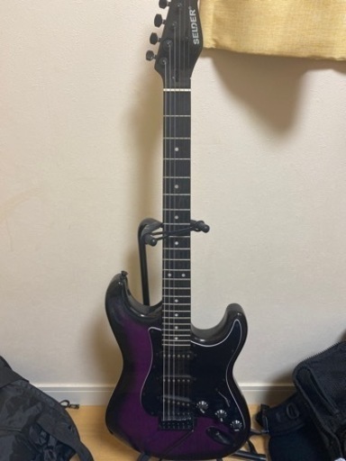 ギター ギタースタンド ミニアンプのセット