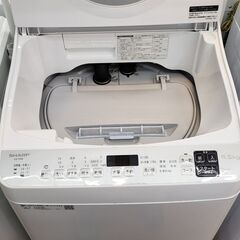 SHARP　　2020年製たて型洗濯乾燥機　ES-TX5E-Sの画像