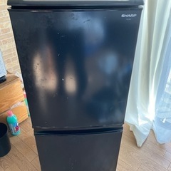 シャープ　1人暮らし用冷蔵庫