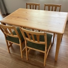 4人掛け　ダイニングテーブルセット