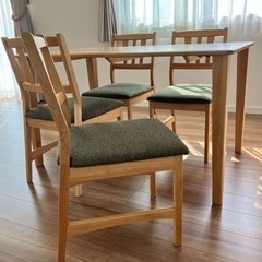 4人掛け　ダイニングテーブルセットの画像