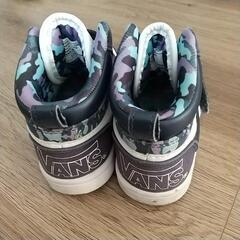 子供靴 VANS キッズ シューズ １７cmの画像
