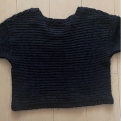 ショート丈セーターの画像