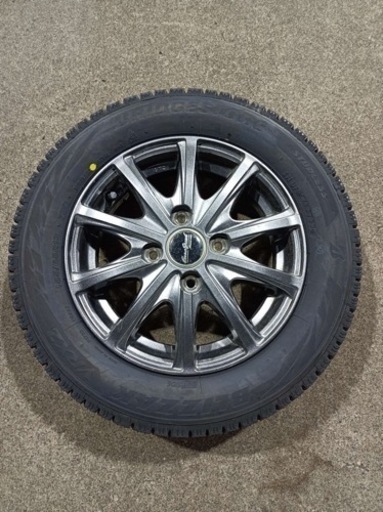 北見　新品　冬タイヤホイール付き　4点セット　155/65 R13