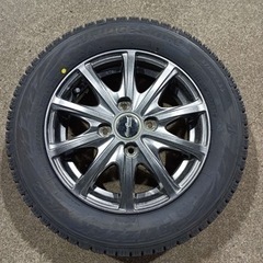 北見　新品　冬タイヤホイール付き　4点セット　155/65 R13