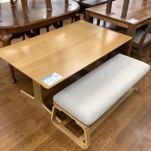 無印良品 ベンチダイニング2点セット【トレファク 川越店】